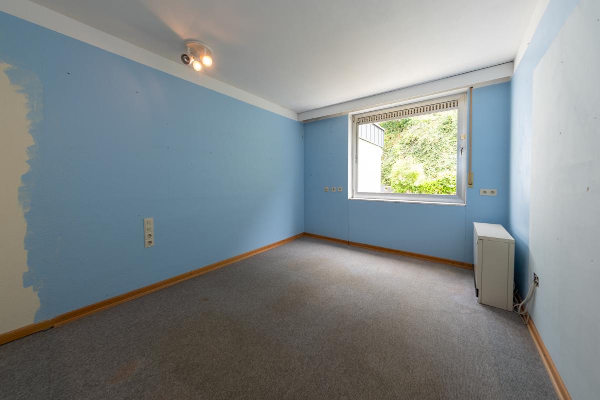 Unmöblierter Raum vor dem Home Staging